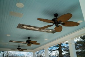 Ceiling Fans In Custom Sunroom Home Additions