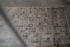 Bathroom Remodel With Custom Tile Floor