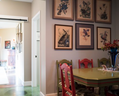 A Beautiful Dining Room In A Home Remodeling Project